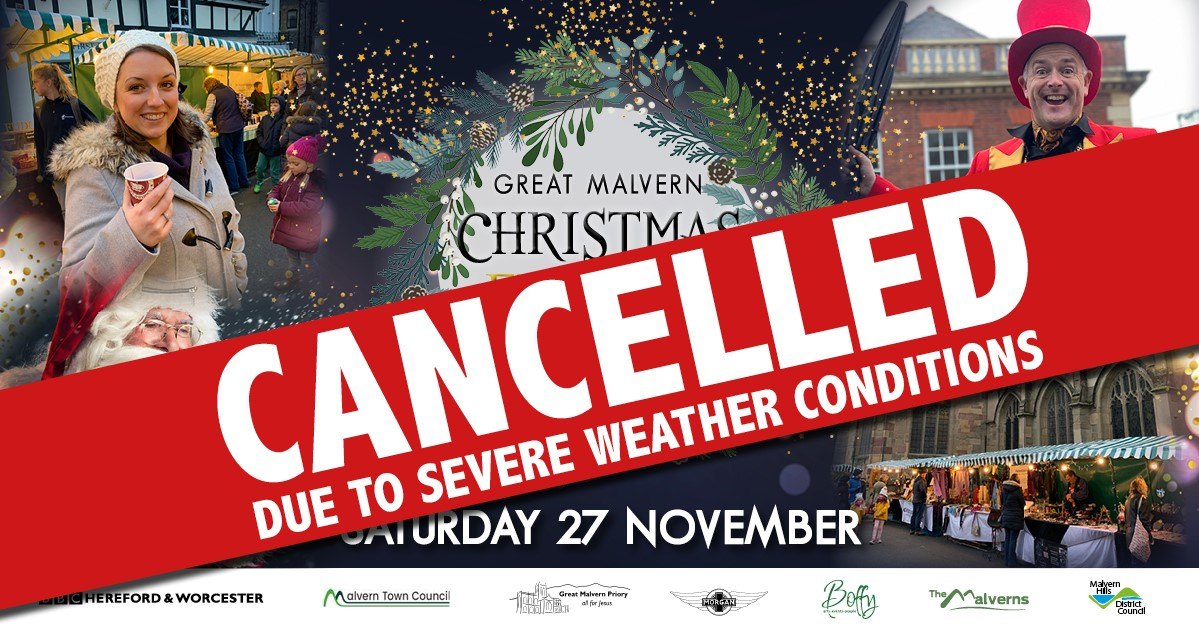 Malvern Vitorian Christmas 2022 Malvern Christmas Lights Switch-On Cancelled Due To 'Severe Weather  Conditions' | Malvern Gazette