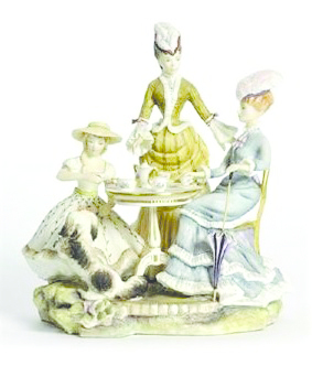 As part of her Victorian Collection Ruth van Ruyckevelt created The Tea Party in 1964