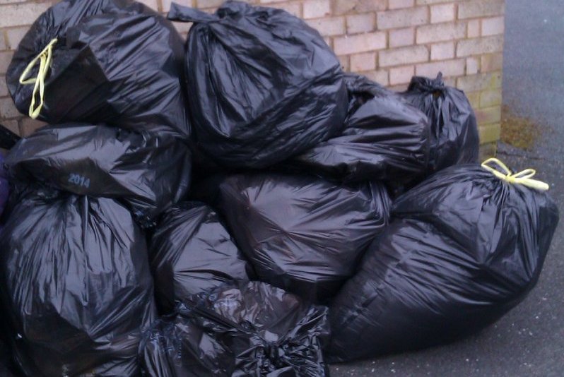 Bin Bags Piling Up In Town After Move To Fortnightly Collections Malvern Gazette